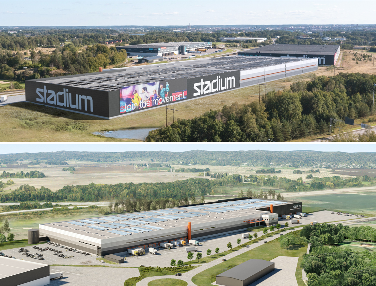 Slättö bygger automatiserat logistikcenter på 40 800 kvadratmeter åt Stadium